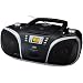 JVC RC EZ 57BE Tragbarer CD-/MP3-Radio Rekorder (LC-Display, Kassettendeck) schwarz