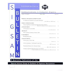 Communications in Computer Algebra by