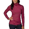 GO International&reg; Long Sleeve Turtleneck - Ebony/Pink