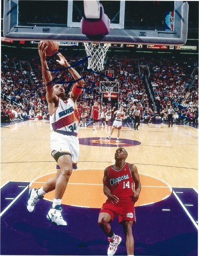 CHARLES BARKLEY,PHOENIX SUNS,AUBURN TIGERS,76ERS,SIGNED,AUTOGRAPHED,8X10,PHOTO,COA