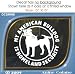 American Bulldog Homeland Security Die-Cut Window Decal