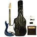 Barcelona Blue Electric Guitar Package with 10 Watt Amp - Beginner Kit