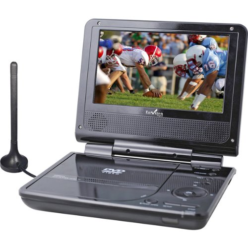 New-Dual Box Pro 7 Widescreen Portable TFT LCD DVD Player with Built-In ATSC Tuner - CJ0440