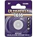 Ultralast UL-1616 Lithium Button Cell Battery DL1616B and ECR-1616BP Equivalent