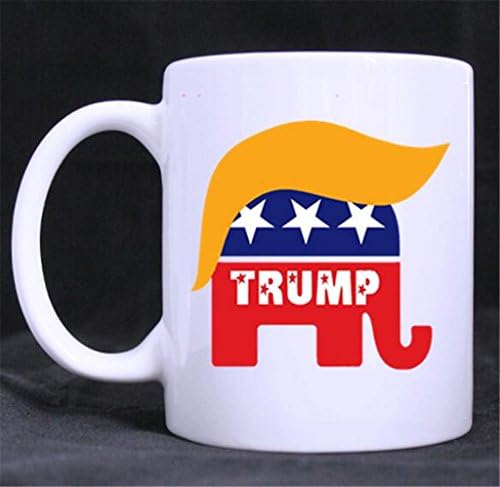 Ceramic White Mug Tea Mug Coffee Cup With Vote Donald Trump for 2016 President Print