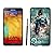 Chairs on Beach W Palmtrees Samsung Galaxy Note 3 Case White Cover