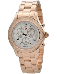 Michele Womens MWW17A000012 Jetway Diamond Bezel Watch