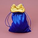 Rune Bag: Blue and Gold Velvet