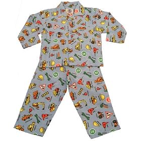 Pyjamas 'Construction print sky blue 2-3 years