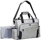 Eddie Bauer Davenport Duffle Diaper Bag - Silver