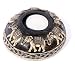 Kitchen & Housewares : Ivory & Wood Effect Elephant T-lite Holder