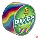 Duck Brand 281496 Rainbow Printed Duct Tape, 1.88-Inch by 10 Yards, Single Roll