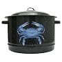 Graniteware 19 Quart Decorated Crab Pot