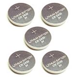 CR2450 PILES BOUTON LITHIUM 3V LOT DE 5 PIECES - ULTRA LONGUE DUREE - VALIDITE 2019par Sellande
