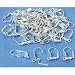 40 Silver Plated European Earring Wires Shell Jewelry