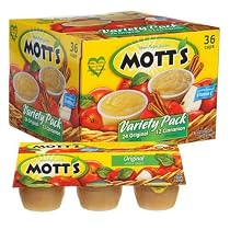 Mott's Apple Sauce Variety Pack, 36 Cups