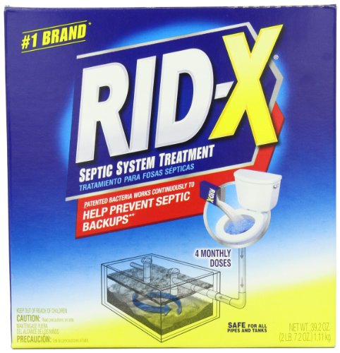 RID-X Septic Tank System Treatment 4-Dose Powder 39 2 OunceB004S6C0I2 