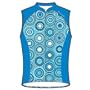 Descente 2009 Women's Genesis Sleeveless Cycling Jersey - Caribbean Blue/Marine - 13522CBMR (L)