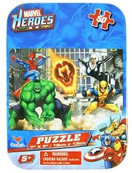 Marvel Super Heroes 50 Piece Jigsaw Puzzle in Travel Tin