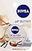 Nivea Lip Butter Carded Tin, Vanilla and Macadamia Kiss, 0.59 Ounce