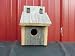 Primitive Country Collectible Bluebird Birdhouse with Leather Hinges. A Sound Barn Wood Birdhouse Nested Especially for Those Darling Bluebirds. Amish Handmade Birdhouse for That Primtiive Country Look in Your Garden Landscape Decor. A Primitive Country Birdhouse That Will Delight Both Your Family Bird Lover and Your Little Feathered Friends. Measures 10" X 6" X 5 3/4".