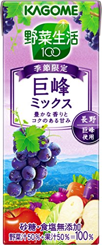 カゴメ 野菜生活100 巨峰ミックス 200ml×24本