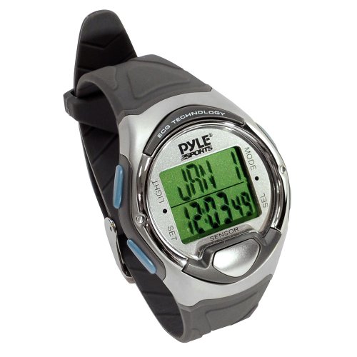 Pyle Sports PECGW2 Digital Heart Rate Monitor Watch with Finger Touch