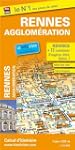 Plan de Rennes et de son agglom�ratio...