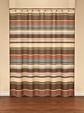Sedona Stripe Fabric Shower Curtain