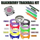 Replacement BlackBerry Trackball (Light Purple) with 11 Different Color Rings ( Silver, Black, Purple, Red, Light Pink, Dark Pink, Green, White, Yellow, Orange, Blue ) and Opening Tools for Blackberry Curve Pearl 8100 8110 8120 8130 8220 8230 8300 8310 8320 8330 8800 8820 8830