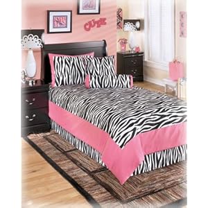 Glamour - Fuchsia 5 Piece Twin Set by Ashley Furniture