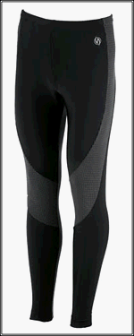 Men’s Stretch Fleece Tights – Black – Size XX-Large
