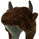 Polyester SW Animal Hat - Bison W04S57F