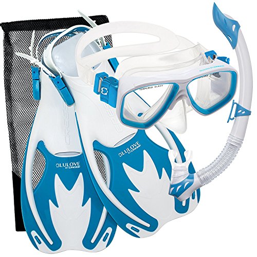 Cressi Junior Rocks Mask Fin Snorkel Set
