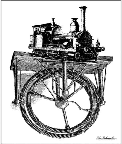 LaBlanche Silicone Stamp 4"X4.5"-Train