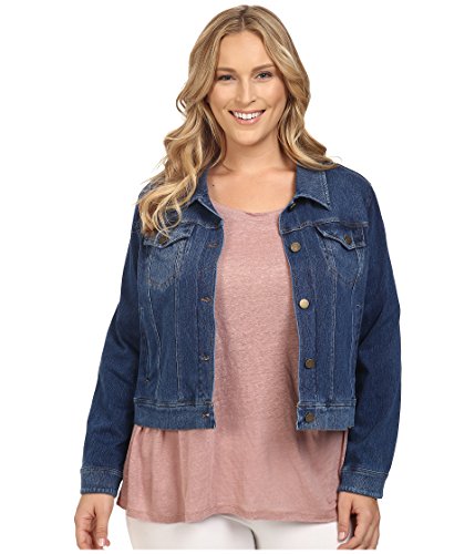[リジー] Lysse レディース Plus Size Stretch Denim Jacket スーツ [並行輸入品]