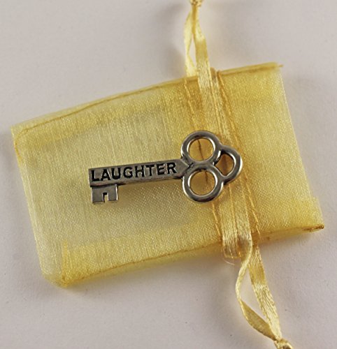 Laughter Mini Key with Organza Bag