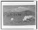 Historic Print (L): Gettysburg. View of the hills on the left of our position from th...