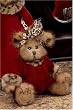 Lexie 10" Christmas Dressed Stuffed Teddy Bear by Bearington