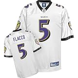 Reebok Baltimore Ravens Joe Flacco Replica White Jersey Reebok Baltimore Ravens Joe Flacco Replica White Jersey