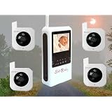 Home Sentry Handheld, DIGITAL, Four-Camera, Baby... by Safe Baby