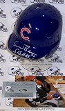 Ernie Banks Autographed/Hand Signed Chicago Cubs Mini Helmet