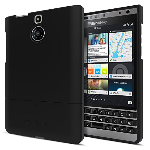 Seidio SURFACE Case for BlackBerry Passport Silver Edition [Ultra-Slim Protection] - Carrier Packaging - Black