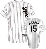 Gordon Beckham Jersey: Youth 2010 Majestic Home Pinstripe Replica #15 Chicago White Sox Jersey