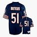 Dick Butkus Reebok NFL Navy Premier 1966 Throwback Chicago Bears Jersey - Medium