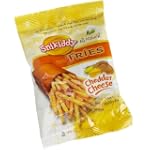 Snikiddy Snacks Cheddar Cheese, Baked Fries, 1-Ounce (Pack of 24)