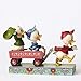 Enesco Jim Shore Disney Here Comes Trouble Huey Dewey Louie on Wagon Figurine 4054283