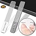 Glass Nail Shiner - DRMODE 2PC Upgrade Nail Buffers Nano Glass Nail Files Polisher Professional Crystal Manicure Tools Kit for Natural Nails