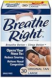 Breathe Right Large Tan (3 pack) 90 Strips @ 31p each