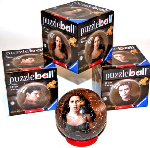 Twilight New Moon Saga Set of 3 Puzzle Balls 60 Pieces